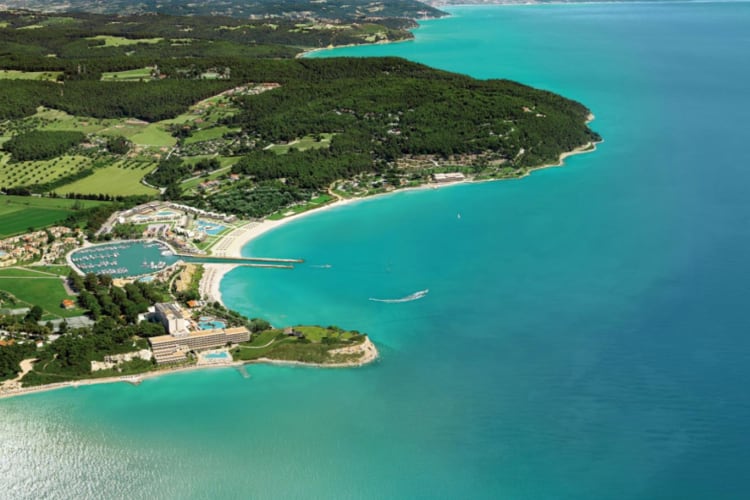Sani resort aerial